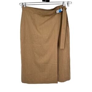Vince skirt Buckle Wrap tan size 14